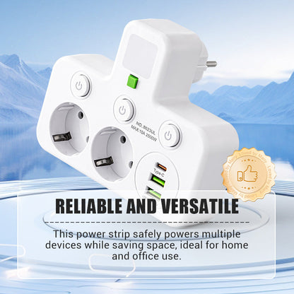 Smart Power Strip with USB Ports