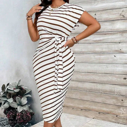 🌸Women's Knot Bodycon Dress – Leopard print, tummy-flattering knot. Comfy & chic for parties or date nights. Feel gorgeous. ✨🌹
