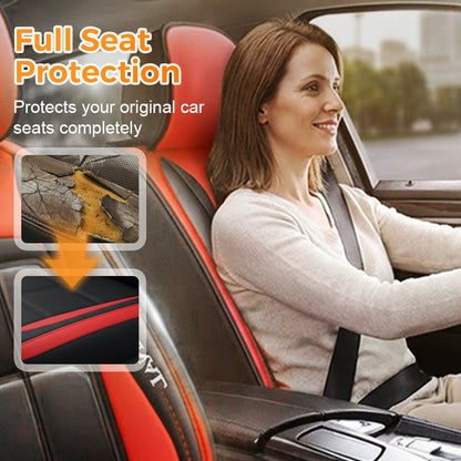 All-Season Full-Coverage Leather Car Seat Cover