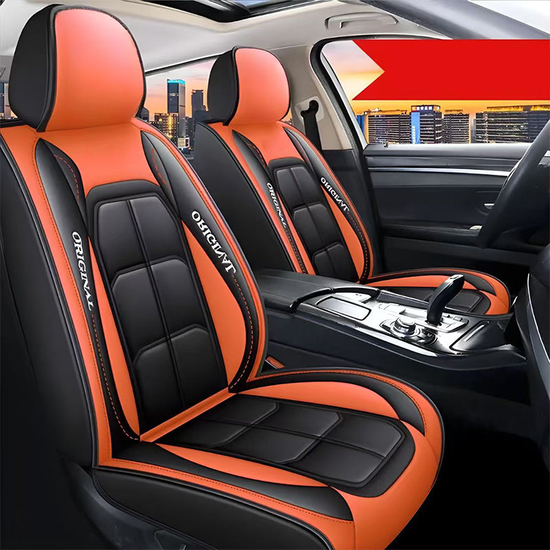 All-Season Full-Coverage Leather Car Seat Cover