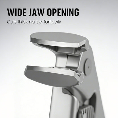 🔥Curved Stainless Steel Nail Clippers – Ergonomic and easy for seniors to use