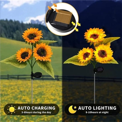 🌻 Realistic & Weatherproof | 2026 Hot Sale Solar Sunflower | IP65 Outdoor Decor ✨
