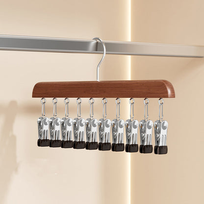 👕360° Swivel Multi-Hook Wardrobe Organizer