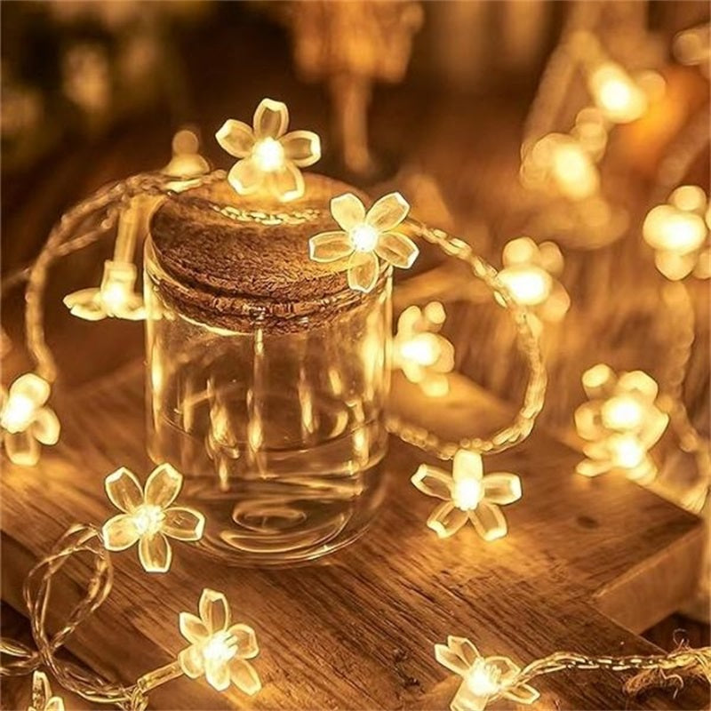 Festival Waterproof LED String Lights for Lawn and Courtyard Decor