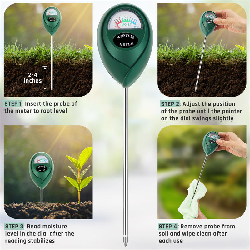 Professional Soil Moisture Meter for Indoor & Outdoor Plants🌱💦