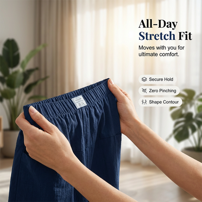 🔥Women's Casual Elastic Waist Wrap Skort
