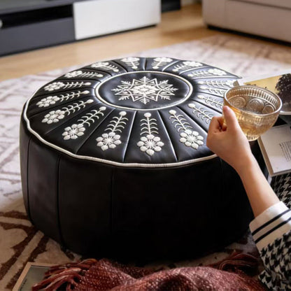 🏡High-end luxury-quality leather Versatile Round Storage Seat