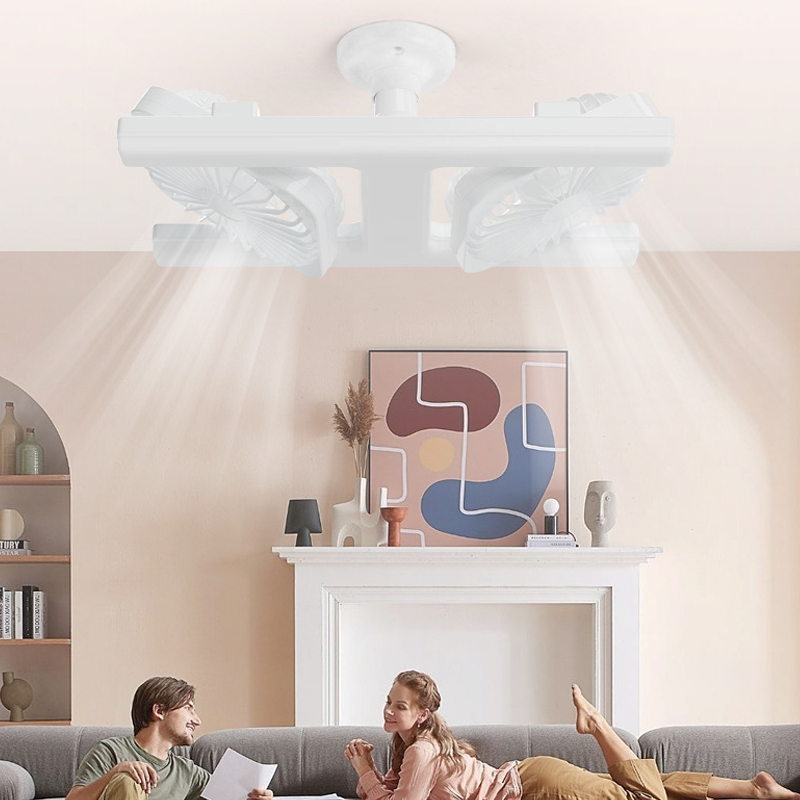 💡 2-in-1 LED Ceiling Fan Light – Dual Cooling, Ultra Bright, Tool-Free Install 🌀