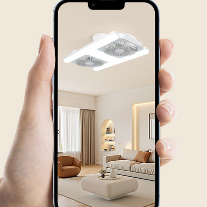 💡 2-in-1 LED Ceiling Fan Light – Dual Cooling, Ultra Bright, Tool-Free Install 🌀