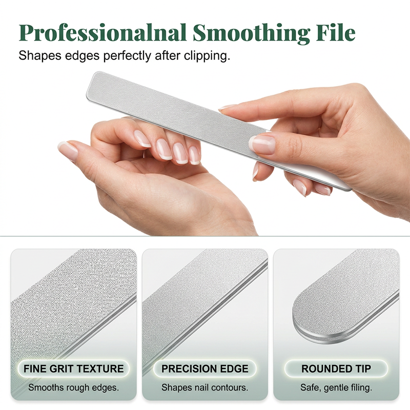 ✂️ 3-Piece Professional Toenail Clipper Set – Precision Curved Blades, Non-Slip Grip & Travel Case 🦶✨