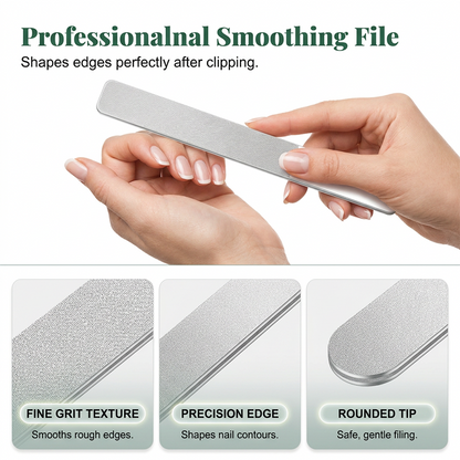 ✂️ 3-Piece Professional Toenail Clipper Set – Precision Curved Blades, Non-Slip Grip & Travel Case 🦶✨