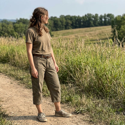 👖Women's Relaxed Casual Cargo Capris – Utility Pockets, Breathable, Relaxed Fit ✨