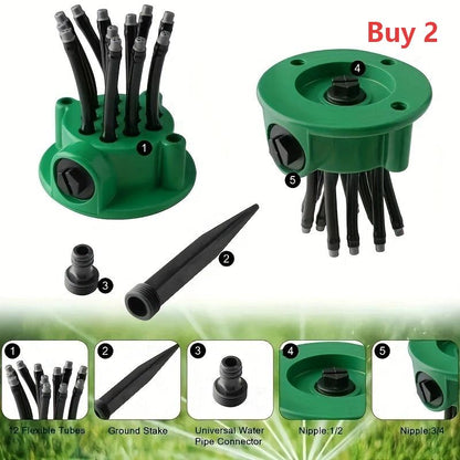 🔥360° Coverage Precision Garden Irrigation Sprinkler