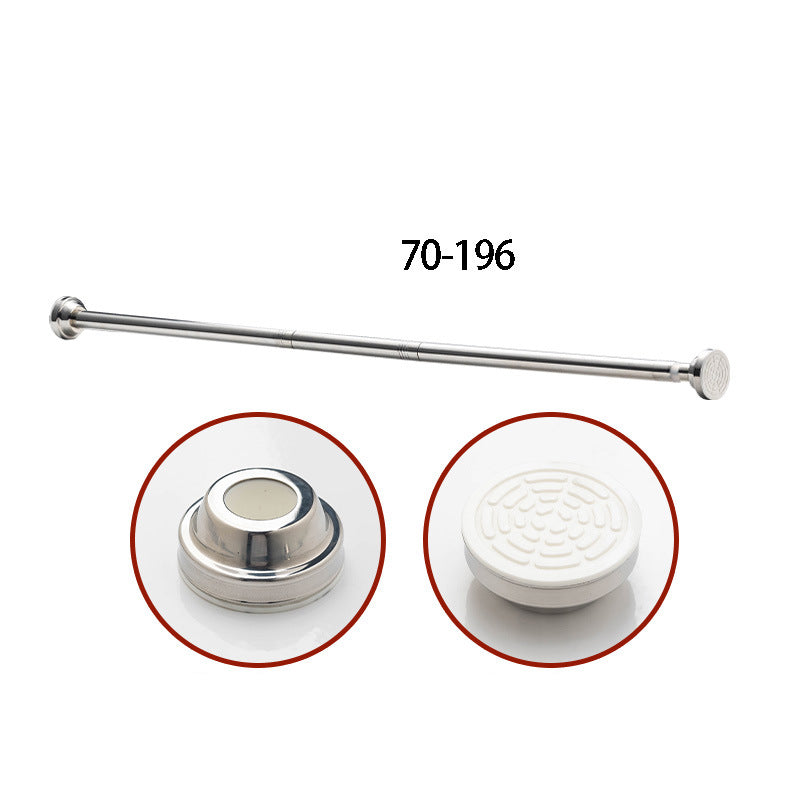 🛏️ 🔧 Adjustable No-Drill Tension Rod – Damage-Free Install, Anti-Slip & Multi-Purpose, Max 15KG Load 🏠