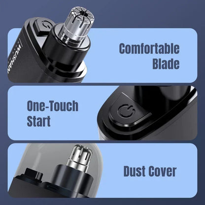 🪒 USB Rechargeable Nose Hair Trimmer | Portable Precision Grooming for Men