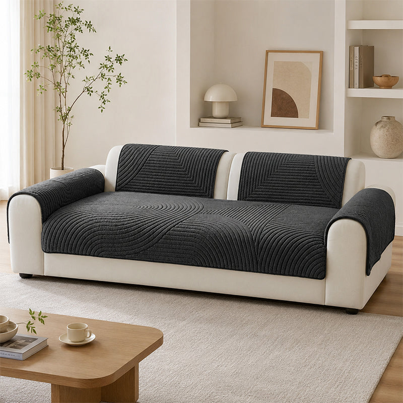 Cloud-Soft Velvet Sofa Cover – Non-Slip & Cozy All Season