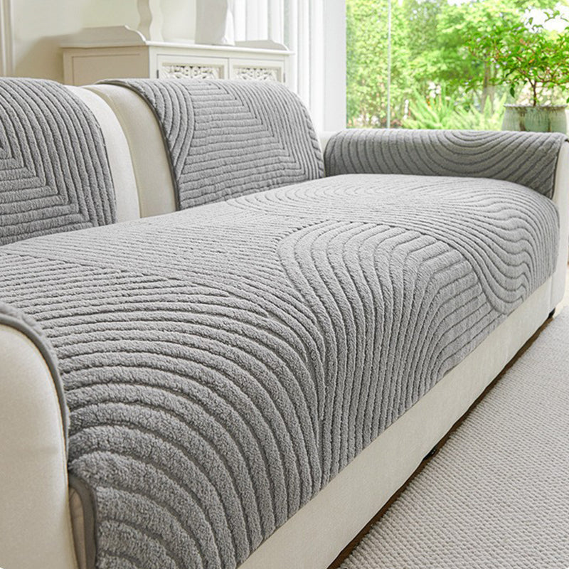 Cloud-Soft Velvet Sofa Cover – Non-Slip & Cozy All Season