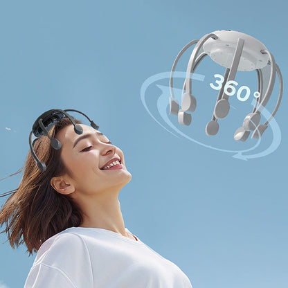 ✨ 8-Point Cordless Scalp Massager | 4 Modes & USB-C Rechargeable