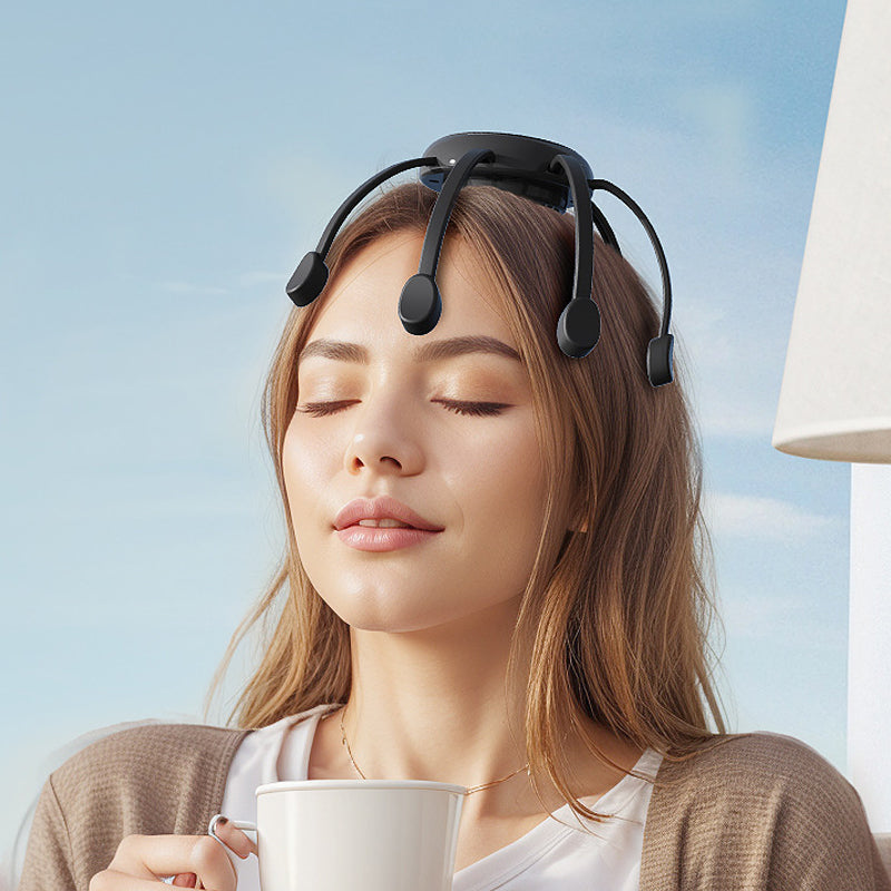 ✨ 8-Point Cordless Scalp Massager | 4 Modes & USB-C Rechargeable