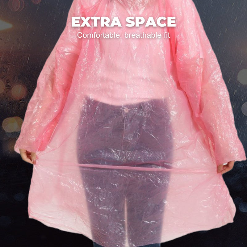 Mini Ball Shape Disposable Raincoat – Ultra‑compact ball packaging fits in any bag, purse or glove box. Waterproof & easy to use – always ready for sudden showers! 🌧️✨