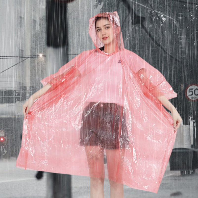 Mini Ball Shape Disposable Raincoat – Ultra‑compact ball packaging fits in any bag, purse or glove box. Waterproof & easy to use – always ready for sudden showers! 🌧️✨
