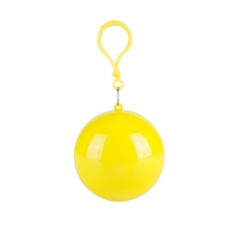 Mini Ball Shape Disposable Raincoat – Ultra‑compact ball packaging fits in any bag, purse or glove box. Waterproof & easy to use – always ready for sudden showers! 🌧️✨
