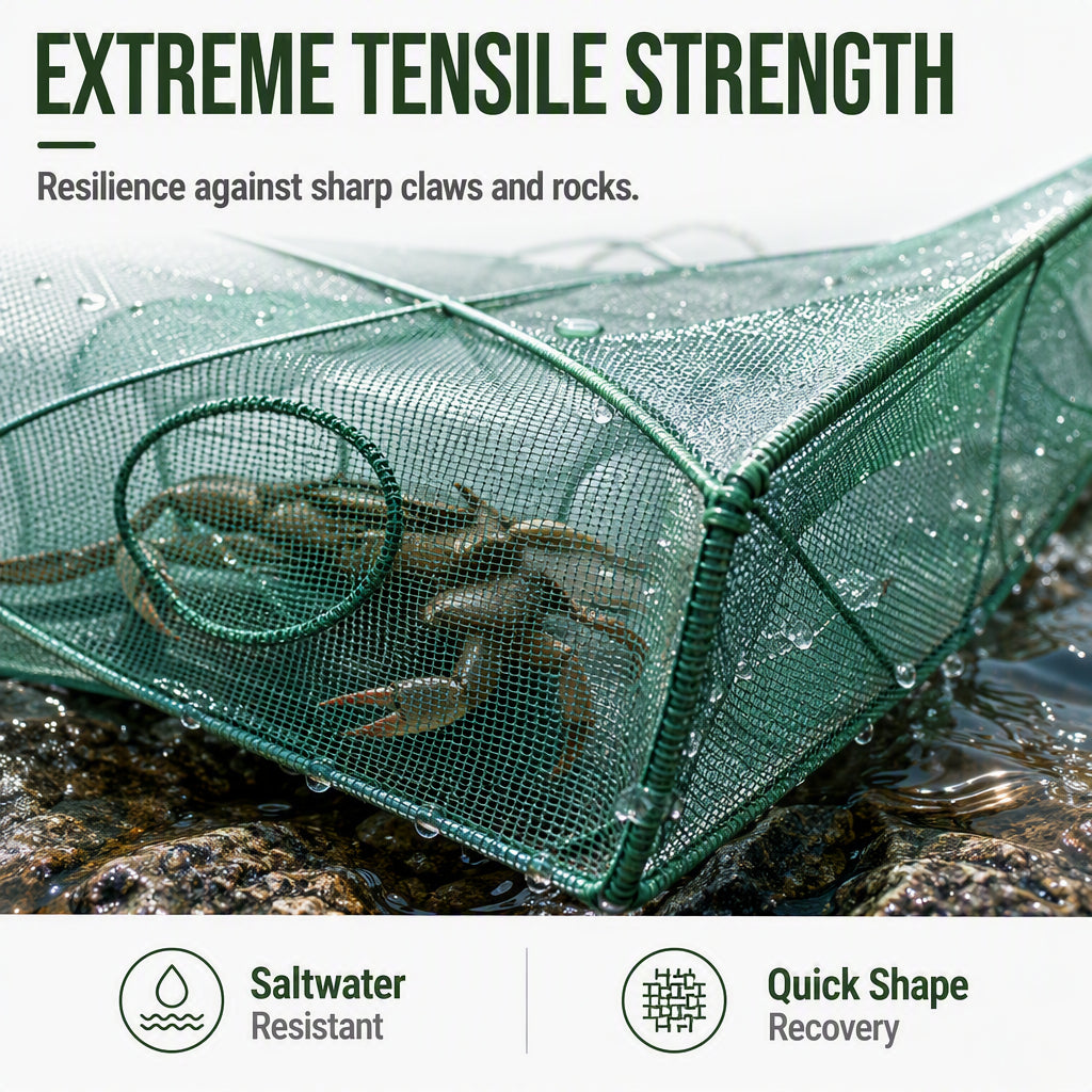 ⏳Time-Limited Special⏰Collapsible Fishing Trap Net with Multi Entrances🎣