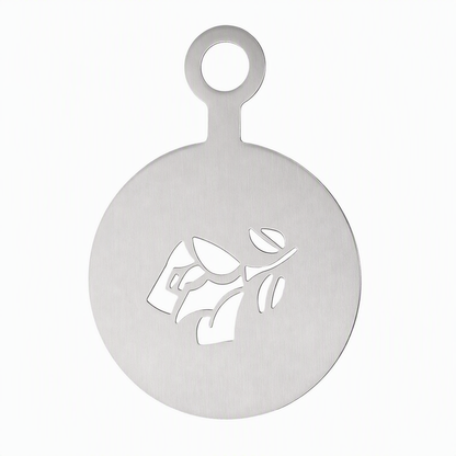 ☕Stainless Steel Coffee Latte Art Stencil Template