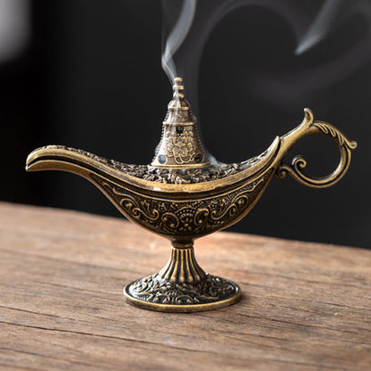 💥Retro Aladdin Magic Lamp Incense Burner🪔✨