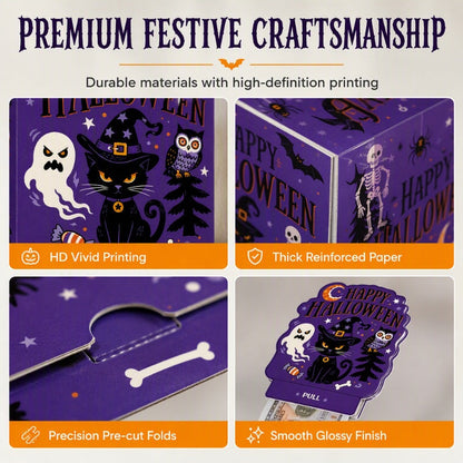 🎃 Halloween Money Pull Box — Endless Cash Ribbon 🎁