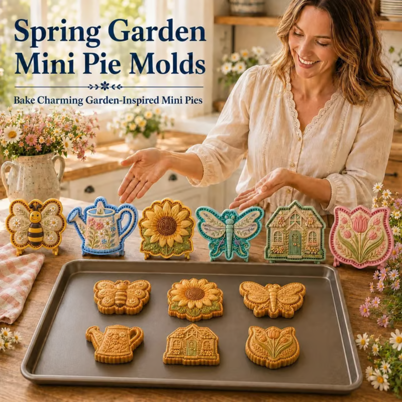 🥧 Floral Pie Press Mold – Easy Decorative Baking for Any Occasion