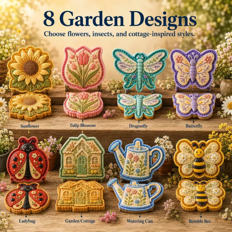 🥧 Floral Pie Press Mold – Easy Decorative Baking for Any Occasion
