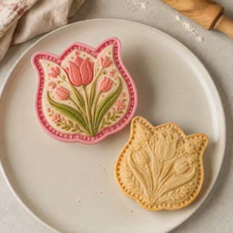 🥧 Floral Pie Press Mold – Easy Decorative Baking for Any Occasion