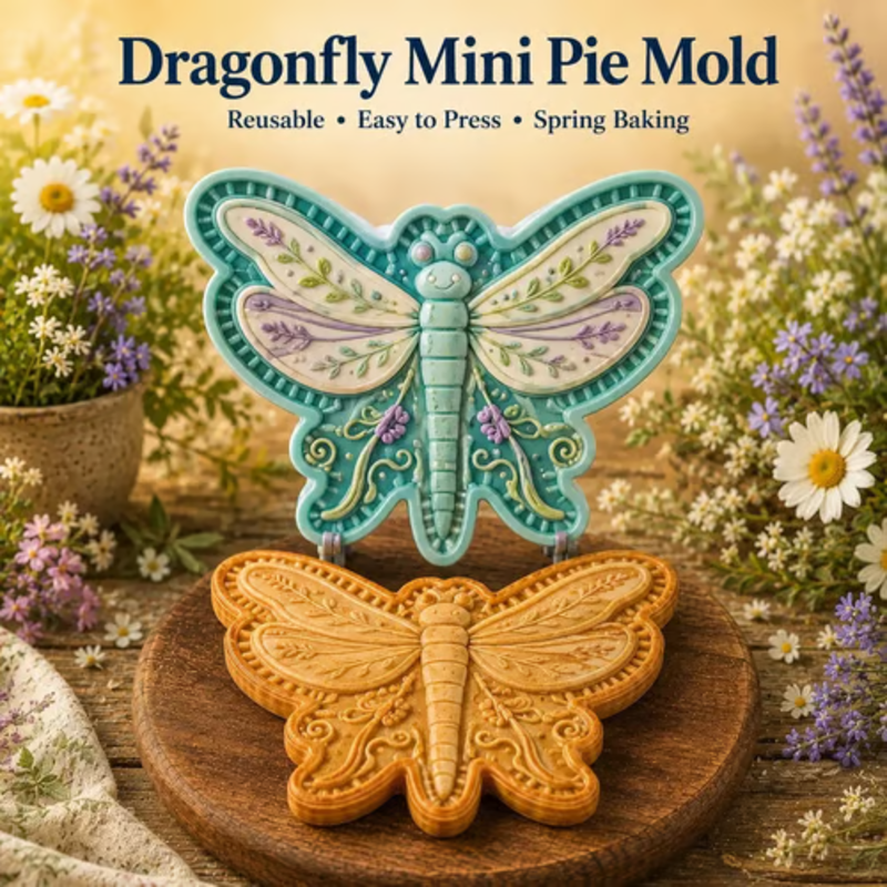 🥧 Floral Pie Press Mold – Easy Decorative Baking for Any Occasion