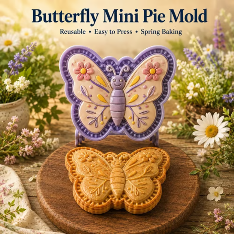 🥧 Floral Pie Press Mold – Easy Decorative Baking for Any Occasion