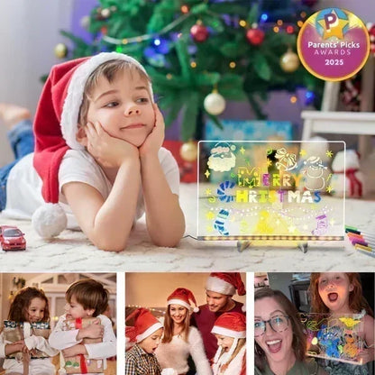 💞 Kids Luminous LED Acrylic Drawing Board